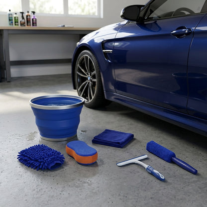 Microfiber Car Cleaning Kit – 6-Piece Set