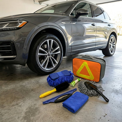 7-Piece Microfiber Car Wash Brush Kit