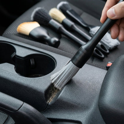 5-Piece Car Detailing Brush Set for Interior & Wheels