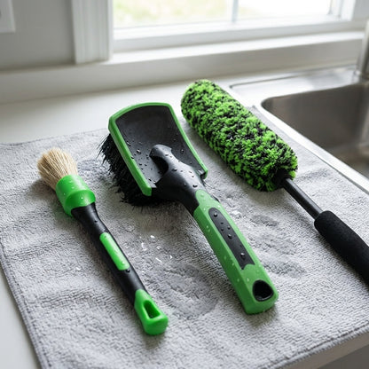 Detachable Car Wheel & Interior Brush
