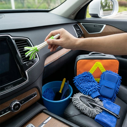 7-Piece Microfiber Car Wash Brush Kit
