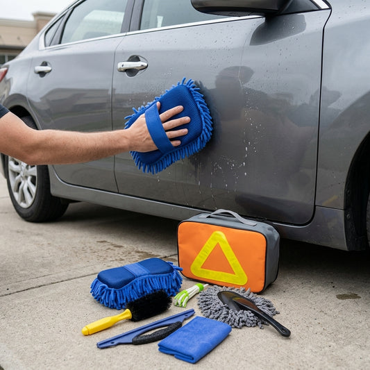 7-Piece Microfiber Car Wash Brush Kit