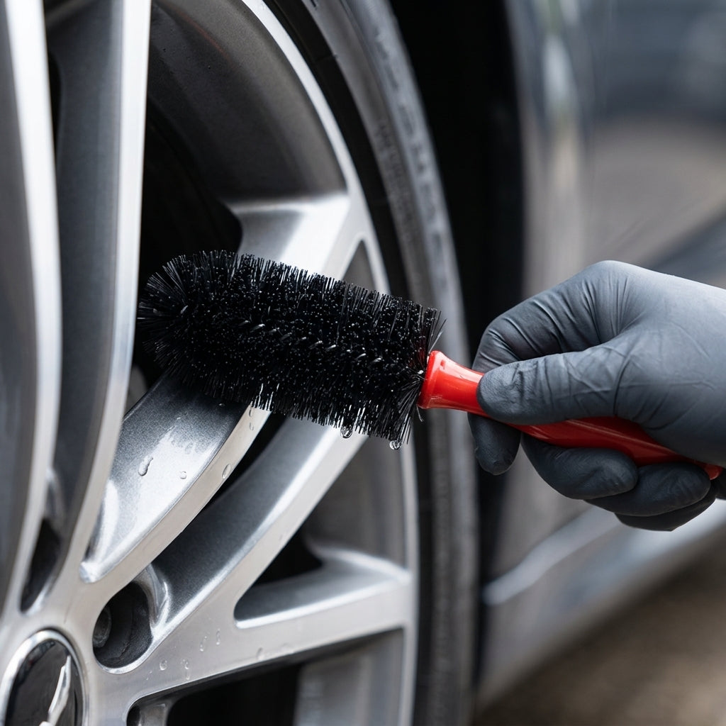 Portable Car Detailing Kit with Foldable Bucket